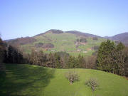 Blick von Ittenschwand nach Nordosten bers Wiesental zu Knaberg und Stutz