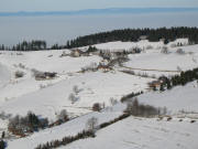 Blick nach Nordwesten zu Giehbel und Stohren am 10.1.2006 mit Tele