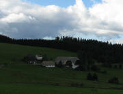Blick nach Norden zum Ebenemooshof am 1.9.2010