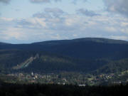 Blick nach Sden zur Sprungschanze in Hinterzarten am 18.7.2011