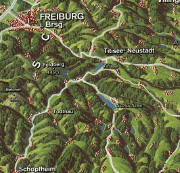 Der Hochschwarzwald im Sden und Osten von Freiburg im Breisgau