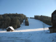 Blick nach Sden zum Sgenhof-Lift am 23.1.2006 bei -10 Grad