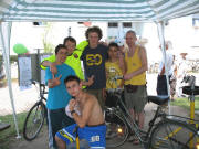 nsere Fahrradwerkstatt prsentiert sich am 1.7.2006 beim Sommerfest Hammerschmiedstrasse