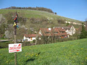 Blich nach Norden ber Ziegelhfe zum Fohrenberg am 10.4.2007