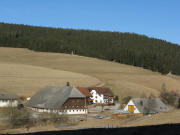 Blick nach Nordosten zum Unterwirtshof bzw. Gasthaus Lwen am 18.2.2008