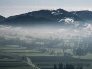Hinterwaldkopf ber dem Nebel im Dreisamtal